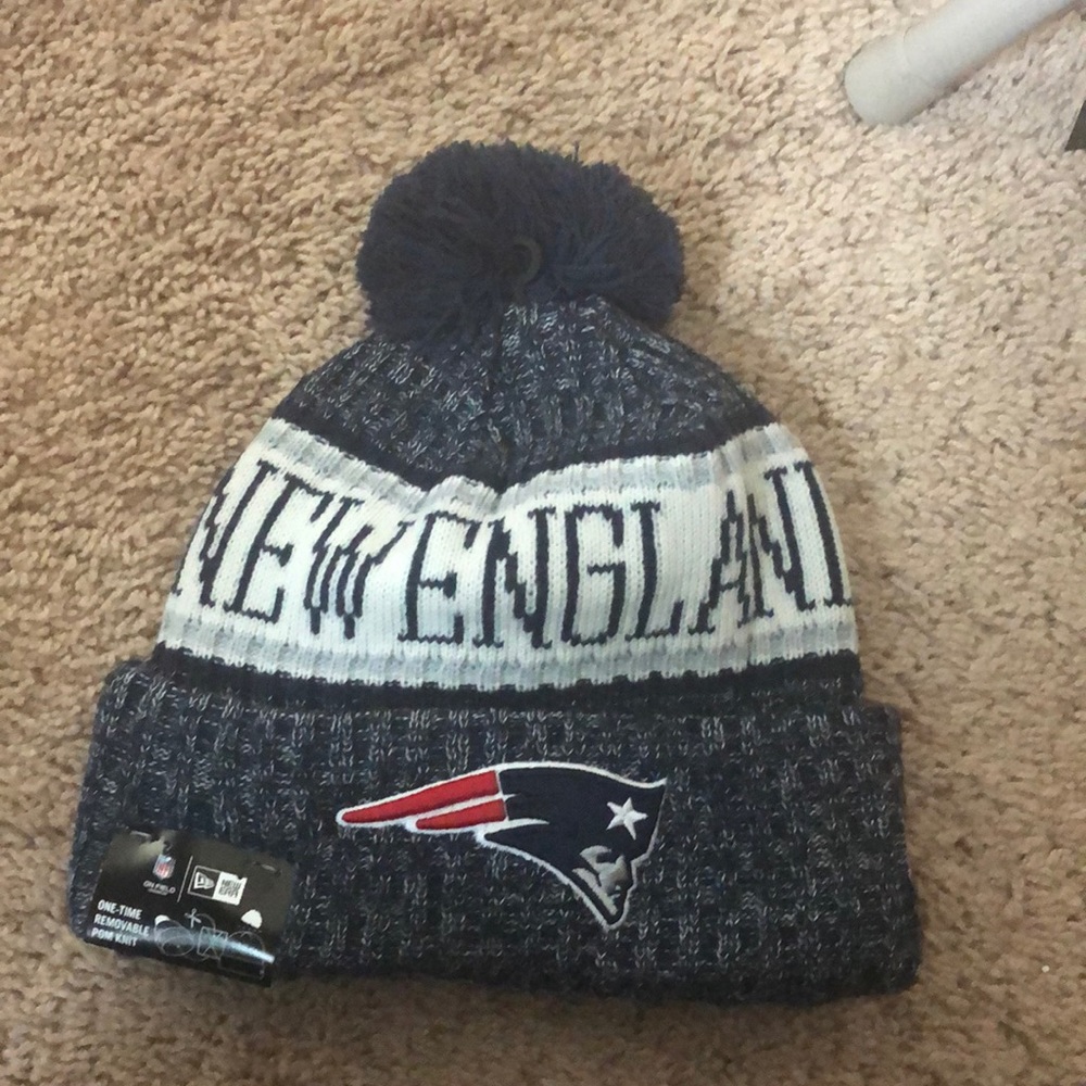 Patriots knit hat